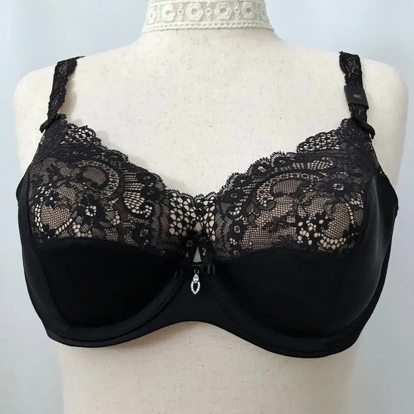 Curvy Couture NWOT Balconette Bra Women 40C - Picture 2 of 11